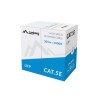 KABEL LAN UTP KAT.5E 305M DRUT CU SZARY CPR FLUKE PASSED LANBERG