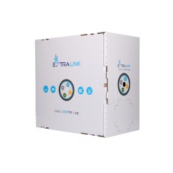Extralink Kabel sieciowy skrętka CAT5E FTP (F/UTP) V2 Zewnętrzny 305M