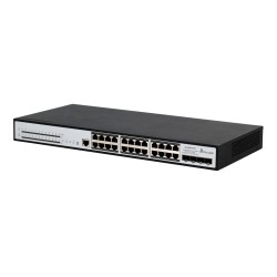 Extralink Switch PoE Chiron Pro 24x RJ45 1000Mb/s PoE, 4x SFP+, L3, zarządzalny, 370W