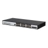 Extralink Switch PoE Chiron Pro 24x RJ45 1000Mb/s PoE, 4x SFP+, L3, zarządzalny, 370W