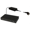 PULSAR SG108 łącza sieciowe Gigabit Ethernet (10/100/1000) Obsługa PoE Czarny