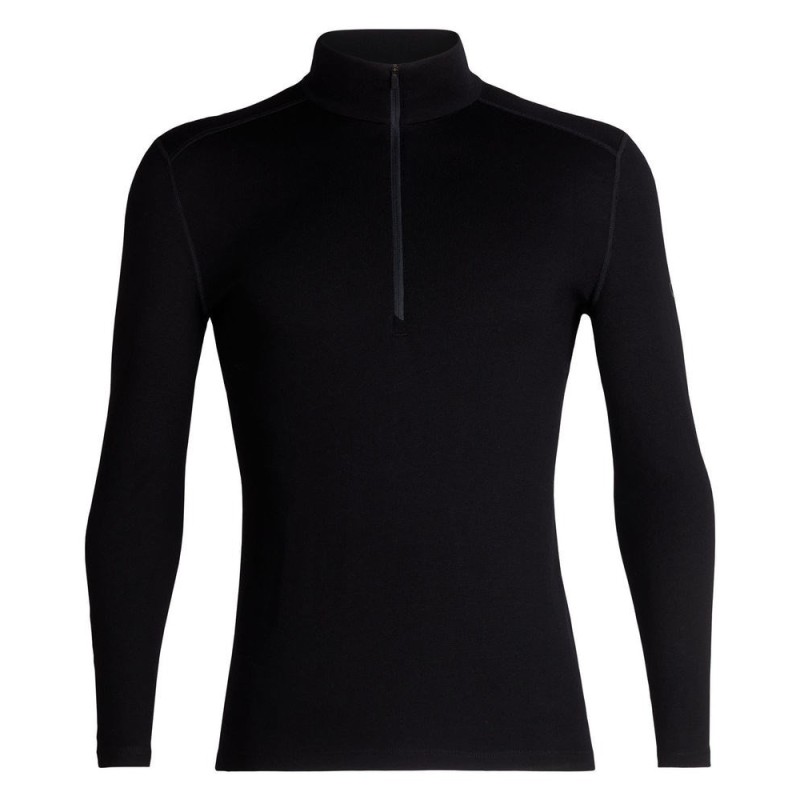Bluza termoaktywna Icebreaker 260 Tech L/S Half Zip - black Bluza termoaktywna Icebreaker 260 Tech L/S Half Zip - black