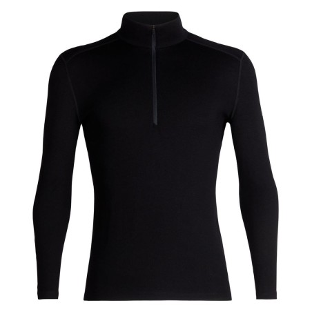 Bluza termoaktywna Icebreaker 260 Tech L/S Half Zip - black