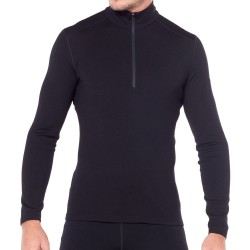 Bluza termoaktywna Icebreaker 260 Tech L/S Half Zip - black