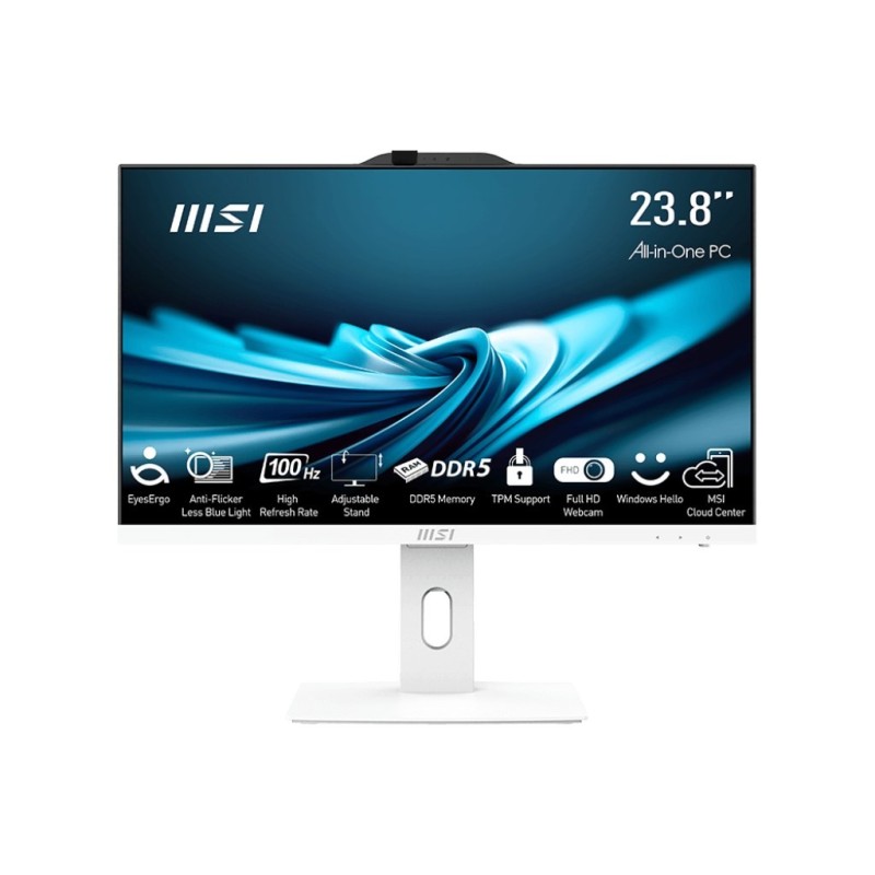 MSI AIO PRO AP242P 14M-896EU i7-14700 23,8" IPS LED FHD Non-Touch Anti-Glare 16GB SSD1TB M.2 AX211 WiFi 6E Windows 11 Pro White MSI AIO PRO AP242P 14M-896EU i7-14700 23,8" IPS LED FHD Non-Touch Anti-Glare 16GB SSD1TB M.2 AX211 WiFi 6E Windows 11 Pro White