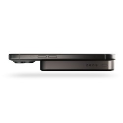 ZENS Slim Qi2 Aluminium Powerbank - magnetyczny powerbank 10000 mAh kompatybilny z MagSafe i Qi2 (black)