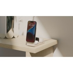 bezprzewodowa ładowarka Qi2 15W do trzech urządzeń kompatybilna z MagSafe (sandstone)
