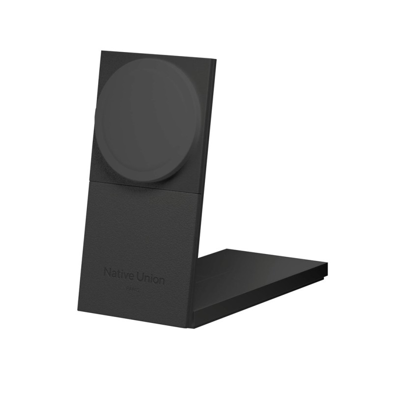Bezprzewodowa ładowarka Qi2 15W do dwóch urządzeń kompatybilna z MagSafe (black)