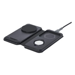 UAG 3in1 Travel Charger - bezprzewodowa ładowarka podróżna do trzech urządzeń 15W, kompatybilna z MagSafe, kabel, wtyczki i
