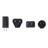 UAG 3in1 Travel Charger - bezprzewodowa ładowarka podróżna do trzech urządzeń 15W, kompatybilna z MagSafe, kabel, wtyczki i