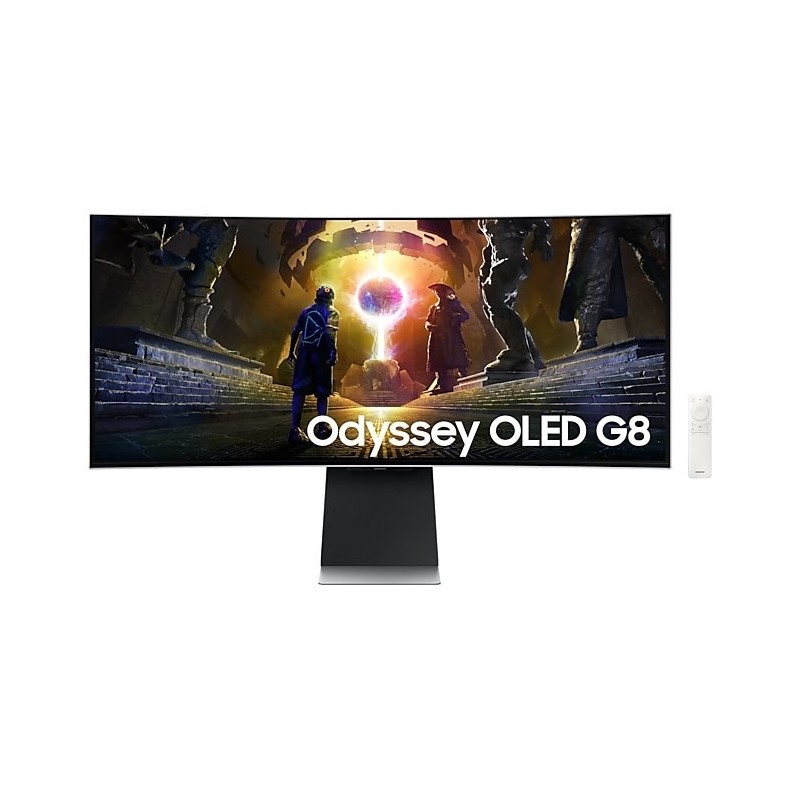 Samsung LS34DG850SUXDU monitor komputerowy 86,4 cm (34") 3440 x 1440 px OLED Srebrny Samsung LS34DG850SUXDU monitor komputerowy 86,4 cm (34") 3440 x 1440 px OLED Srebrny