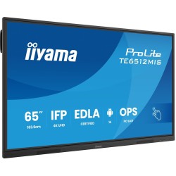 Monitor IIYAMA 163.9cm (65") TE6512MIS-B4AG 16:9 Touch 2xHDMI+2xUSB-C (Speditionsversand)