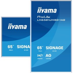 Monitor IIYAMA 164.0cm (64,5") LH6581UHSG-1AG 16:9 2xHDMI+USB-C (Speditionsversand)