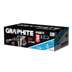Graphite 58G083 podkładka ciśnieniowa Kompaktowy Bateria 170 l/h Szary