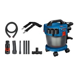 Bosch GAS 18V-10 L Professional Czarny, Niebieski