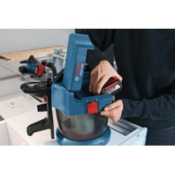 Bosch GAS 18V-10 L Professional Czarny, Niebieski