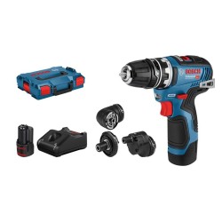 Bosch GSR 12V-35 FC 1750 RPM Zamek centralny 590 g Czarny, Niebieski, Czerwony