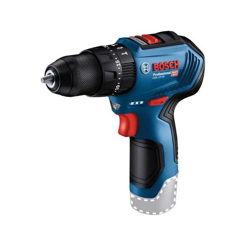Bosch GSB 12V-30 Professional 1600 RPM Zamek centralny 820 g Bosch GSB 12V-30 Professional 1600 RPM Zamek centralny 820 g
