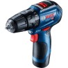 Bosch GSB 12V-30 1600 RPM Zamek centralny 820 g Czarny, Niebieski, Czerwony