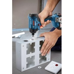 Bosch 0 601 9G5 123 klucz zasilany 1/4" 3600 RPM 160 N·m Czarny, Niebieski 18 V
