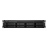 Synology RackStation RS1221RP+ serwer danych NAS Rack (2U) Ryzen Embedded V1500B 4 GB DDR4 0 TB DiskStation Manager Czarny