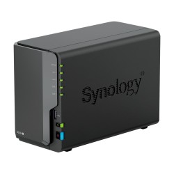 Serwer danych NAS Synology DiskStation DS224+ Komputer stacjonarny Intel® Celeron® J4125 2 GB DDR4 0 TB Czarny