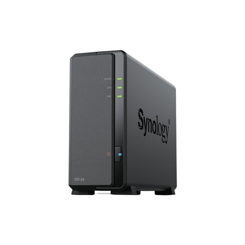 Synology DiskStation DS124 serwer danych NAS Komputer stacjonarny Realtek RTD1619B 1 GB DDR4 0 TB DiskStation Manager Czarny Synology DiskStation DS124 serwer danych NAS Komputer stacjonarny Realtek RTD1619B 1 GB DDR4 0 TB DiskStation Manager Czarny
