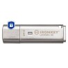 Kingston IronKey Locker+ 50 pamięć USB 64 GB USB Typu-A 3.2 Gen 1 (3.1 Gen 1) Srebrny