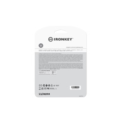 Kingston Technology IronKey Locker+ 50 pamięć USB 128 GB USB Typu-A 3.2 Gen 1 (3.1 Gen 1) Srebrny