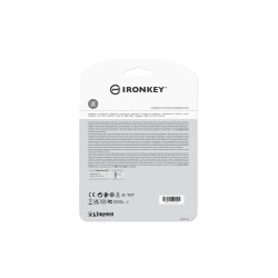 Kingston Technology IronKey Vault Privacy 50 pamięć USB 64 GB USB Typu-A 3.2 Gen 1 (3.1 Gen 1) Czarny, Niebieski
