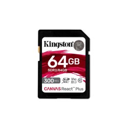 Kingston Technology Canvas React Plus 64 GB SD UHS-II Klasa 10