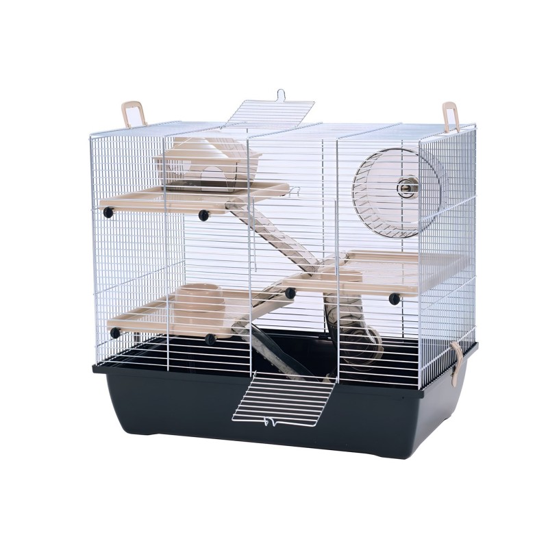 "INTER-ZOO Pinky 3 zinc czarna 500x330x455 "INTER-ZOO Pinky 3 zinc czarna 500x330x455