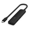 Satechi 4w1 USB-C Slim Multiport Adapter 4K - aluminiowy adapter do urządzeń mobilnych USB-C (USB-C, 4K HDMI, 2x USB-A) (black)