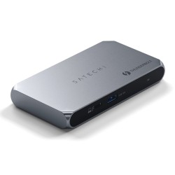 Satechi Thunderbolt 4 Slim Hub Pro - hub USB-C (port DC 20V, USB 3.2 Gen 2 Data Port, 3x port Thunderbolt 4) (space gray)