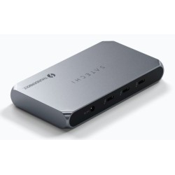 Satechi Thunderbolt 4 Slim Hub Pro - hub USB-C (port DC 20V, USB 3.2 Gen 2 Data Port, 3x port Thunderbolt 4) (space gray)