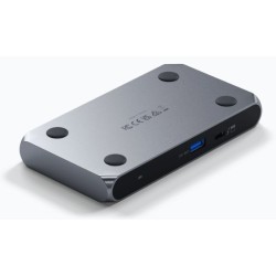 Satechi Thunderbolt 4 Slim Hub Pro - hub USB-C (port DC 20V, USB 3.2 Gen 2 Data Port, 3x port Thunderbolt 4) (space gray)