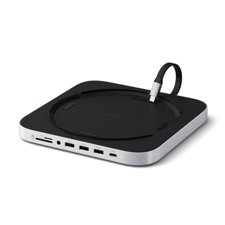 Satechi Stand & Hub - podstawka i hub do Mac Mini/Studio (USB-C 3.2, USB-A 3.2, 2x USB-A 3.0, 3,5mm jack, port micro/SD,