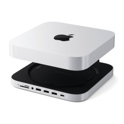 Satechi Stand & Hub - podstawka i hub do Mac Mini/Studio (USB-C 3.2, USB-A 3.2, 2x USB-A 3.0, 3,5mm jack, port micro/SD,