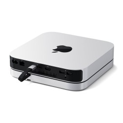 Satechi Stand & Hub - podstawka i hub do Mac Mini/Studio (USB-C 3.2, USB-A 3.2, 2x USB-A 3.0, 3,5mm jack, port micro/SD,