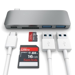 HUB USB Satechi 1x SD 1x USB-C 1x Micro SD + 2x USB-A 3.0