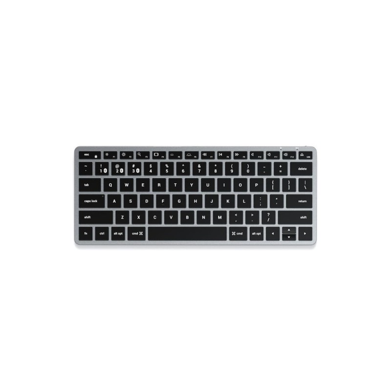Klawiatura Satechi Slim X1 - klawiatura Bluetooth do trzech urządzeń USB-C US (space gray)