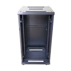 Szafa rack 22U 600x600 Czarna stojąca