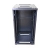 Szafa rack 22U 600x600 Czarna stojąca