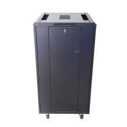 Szafa rack 22U 600x600 Czarna stojąca