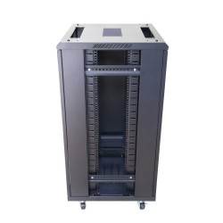 Szafa rack 22U 600x600 Czarna stojąca