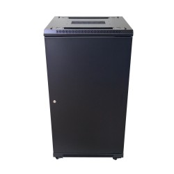 Szafa rack 22U 600x600 Czarna stojąca