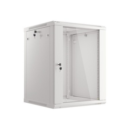 Lanberg WF01-6615-10S stojak 15U Szafa wisząca Szary