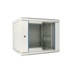 Extralink Szafa rack 12U 600x600 AZH Szara montowana na ścianie, dwusekcyjna