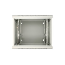 Extralink Szafa rack 12U 600x600 AZH Szara montowana na ścianie, dwusekcyjna