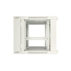 Extralink Szafa rack 12U 600x600 AZH Szara montowana na ścianie, dwusekcyjna